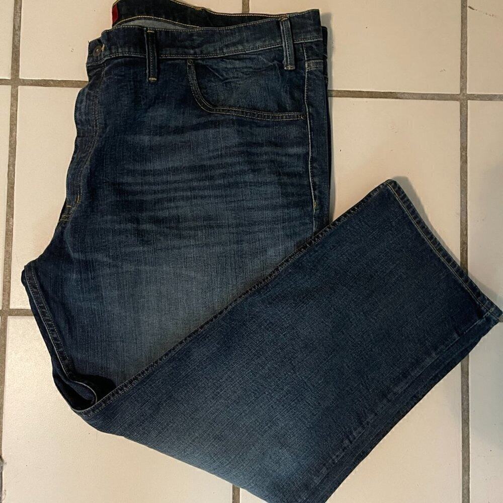 Foundry Big & Tall Men’s Stretch Jeans 52x30 Dark Wash Athletic Fit